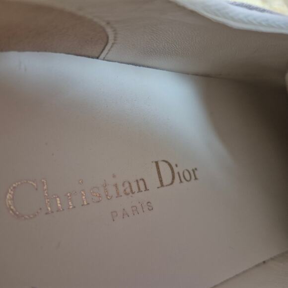 Christian Dior Black White Houndstooth Walk N Dior Sneakers Shoes 39 1/2 9 1/2 - Picture 7 of 8